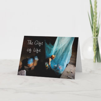 Ge livets gåva, Ge a Bed ... - Anpassad Helgkort