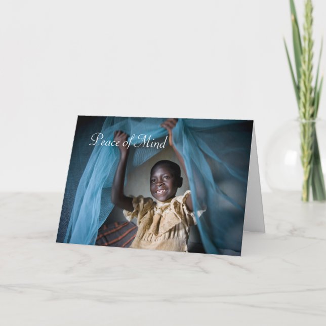 Ge livets gåva - Ge a Bed... - Anpassad Helgkort (Framsida)