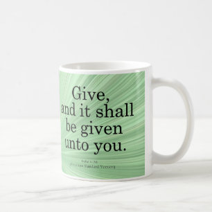 Ge Luke 6-38 Kaffemugg
