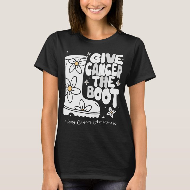 Ge Lung Cancer Boot Shirt T (Framsida)