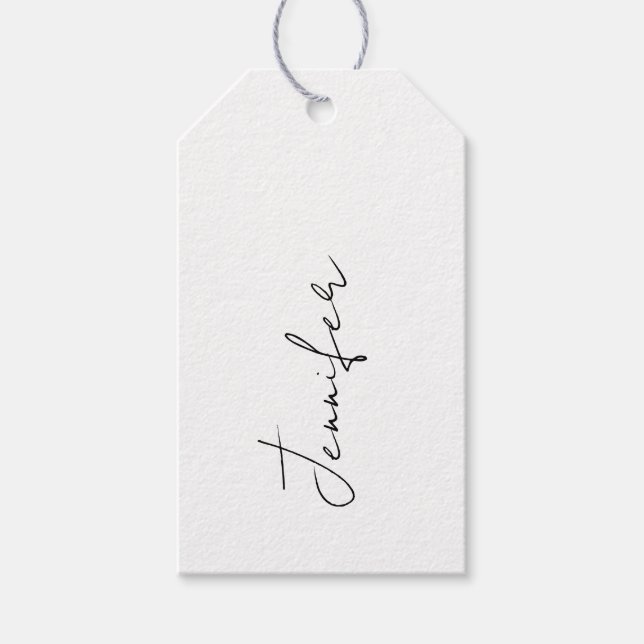 Ge Märkre för en Möhippa med Namn. Presentetikett (Framsidan)