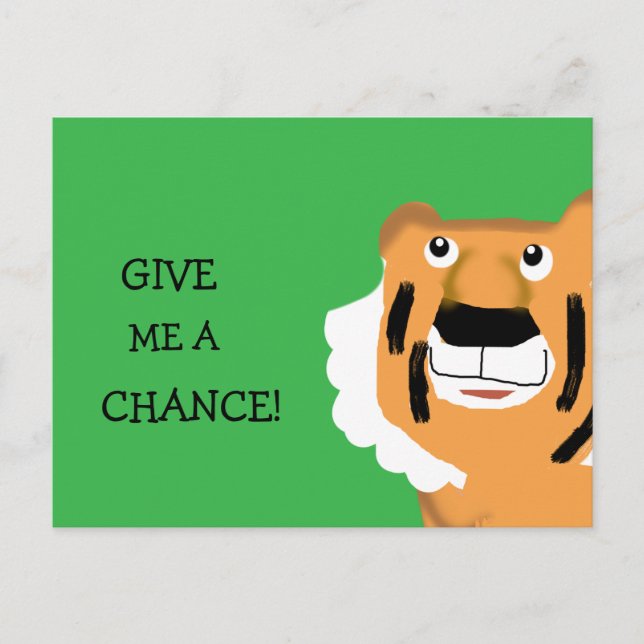 Ge Me A Chance Vykort (Framsida)