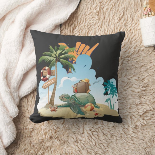 Ge Me A Shaka Beach Kudde (Filt)