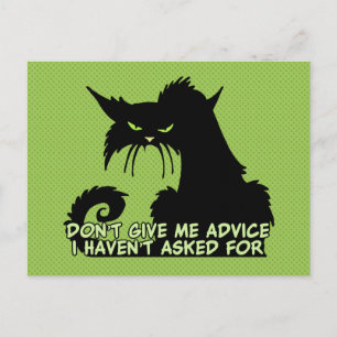 Ge Me Advice Arg Cat Say Vykort