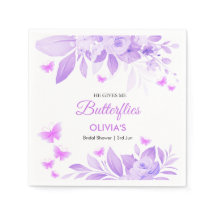 Ge Me Butterflies Lila Möhippa