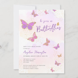 Ge Me Butterflies Möhippa Inbjudningar