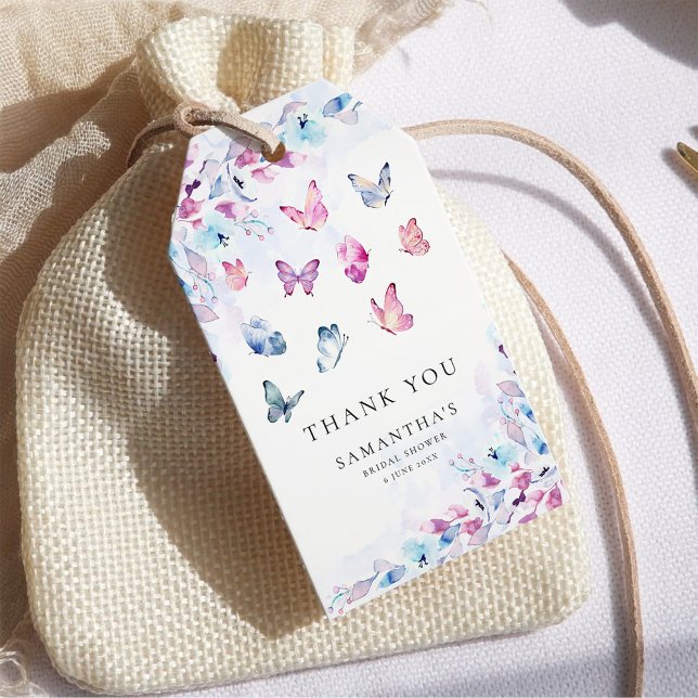 Ge Me Butterflies Möhippa Presentetikett (Skapare uppladdad)