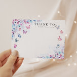 Ge Me Butterflies Möhippa Tack Kort<br><div class="desc">Möhippan Tack för ditt kort,  Ge Me Butterflies</div>