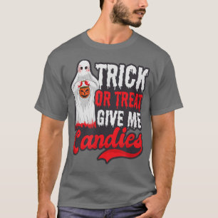 Ge Me Candys Design Halloween Ghost T Shirt