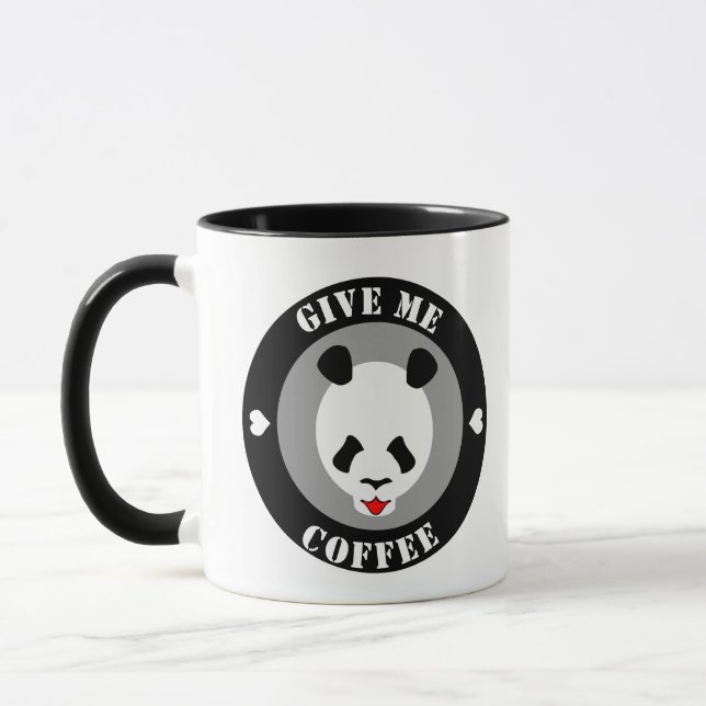 Ge Me Coffee Panda Mugg (Vänster)