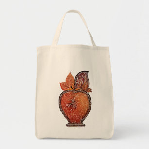 Ge Me en Orange AI art Tygkasse