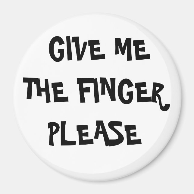 GE ME FINGERPLEASE MAGNET (Framsidan)