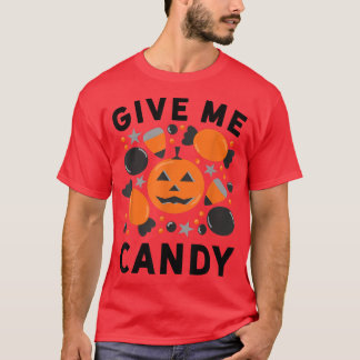 Ge Me Free Candy Bus eller godis Halloween T Shirt
