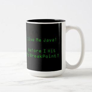 Ge Me Java Två-Tonad Mugg