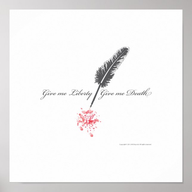 Ge Me Liberty eller Ge Me Death Poster (Framsidan)