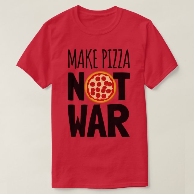 Ge Me Pizza, tack T Shirt (Design framsida)