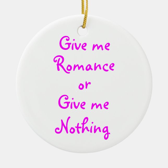 Ge me Romantik-Cirkelprydnad Julgransprydnad Keramik (Framsidan)