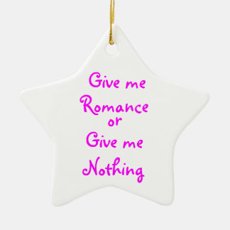 Ge me Romantik-star-prydnadsföremål Julgransprydnad Keramik