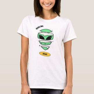 Ge Me Space underbart Alien Tecknad T-Shirt