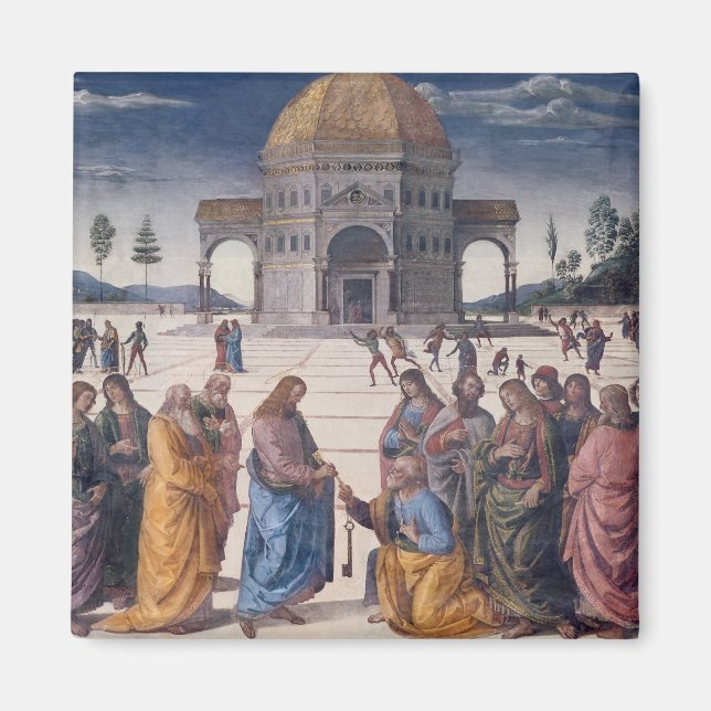 Ge mellan Nycklar och St. Peter Magnet (Framsidan)