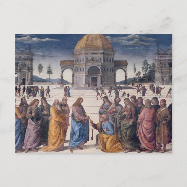 Ge mellan Nycklar och St. Peter Vykort (Framsida)