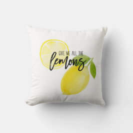 Ge mig alla citroner PILLOW Kudde