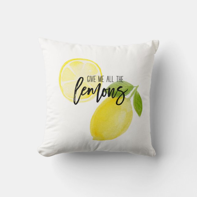 Ge mig alla citroner PILLOW Kudde (Framsida)