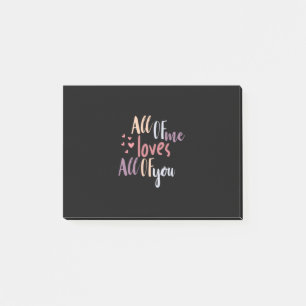 Ge mig alla Kärlek. Post-it Block