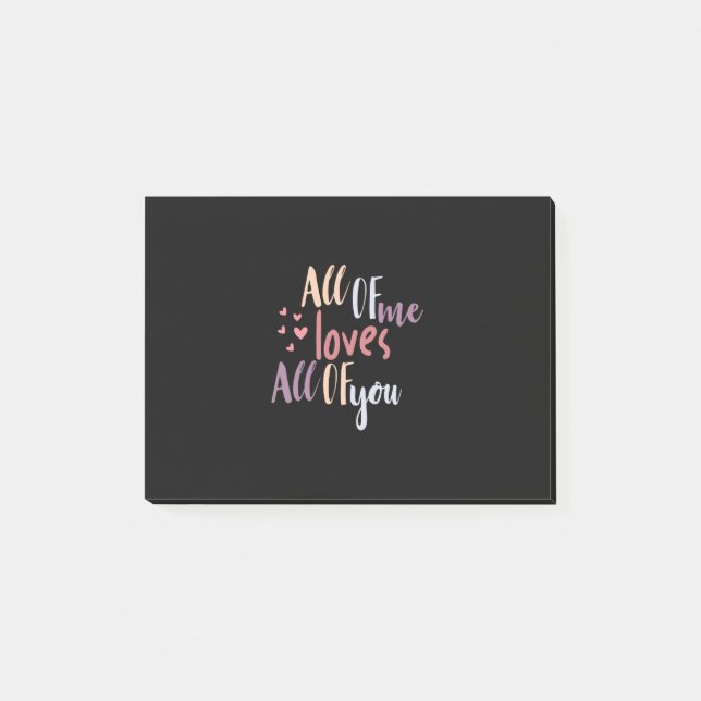 Ge mig alla Kärlek. Post-it Block (Framsida)