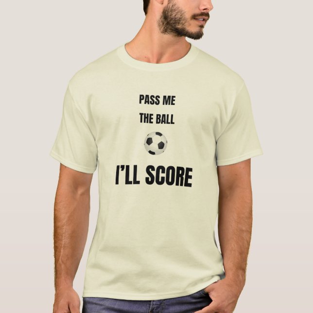 Ge Mig Bollen Fotbollströja T Shirt (Framsida)