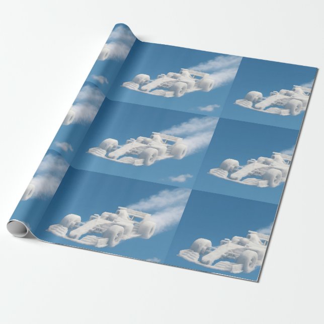 Ge mig cloud racer, surreal F1 sky art premium w Presentpapper (Utrullad)
