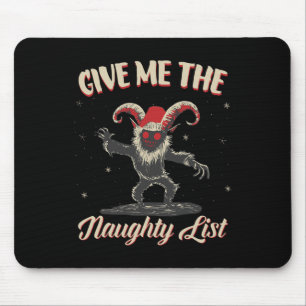 Ge Mig Den Stygga Listan Söt Krampus Mörkt Jul Musmatta