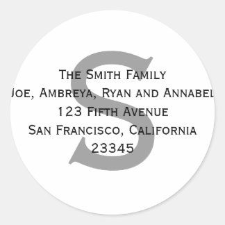 Ge mig din adress (märkning)! runt klistermärke