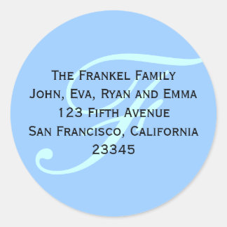 Ge mig din adress (märkning)! runt klistermärke