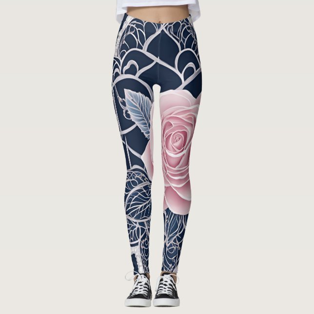 Ge mig en Ro AI-konst Leggings (Framsida)