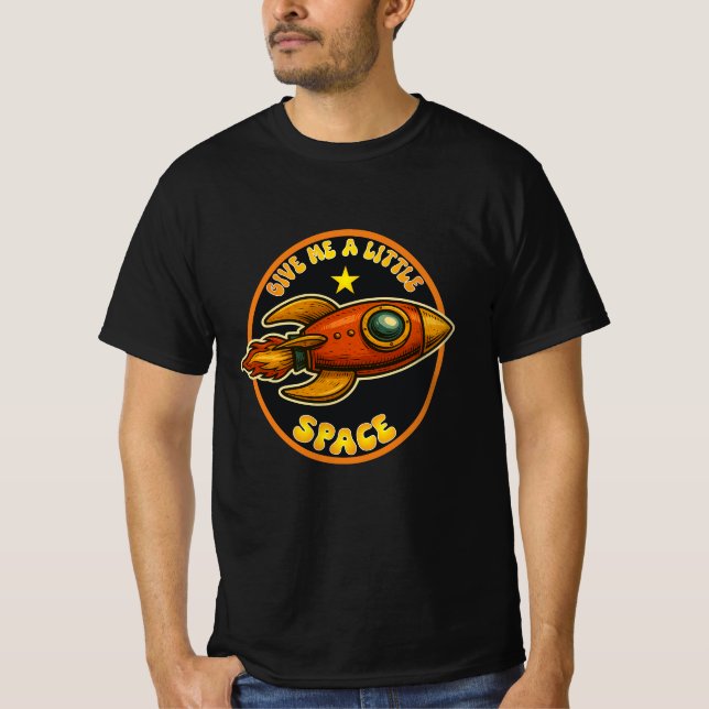 Ge mig ett litet utrymme. t shirt (Framsida)