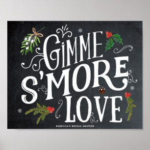 Ge mig fler kärlek-julklappsfavoriter poster