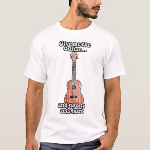 Ge mig gitarren och ingen kommer bli skadad. vinta t shirt