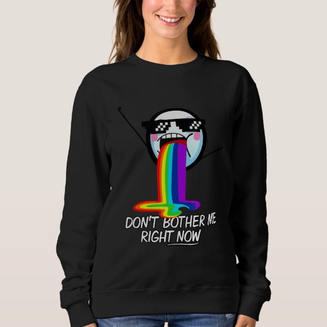 Ge mig inte Höger nu Coola Sarcastic Meme Fac T Shirt (Framsida)
