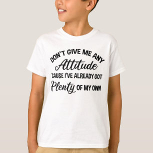 Ge mig inte någon taktik snålt Sarkastisk T Shirt