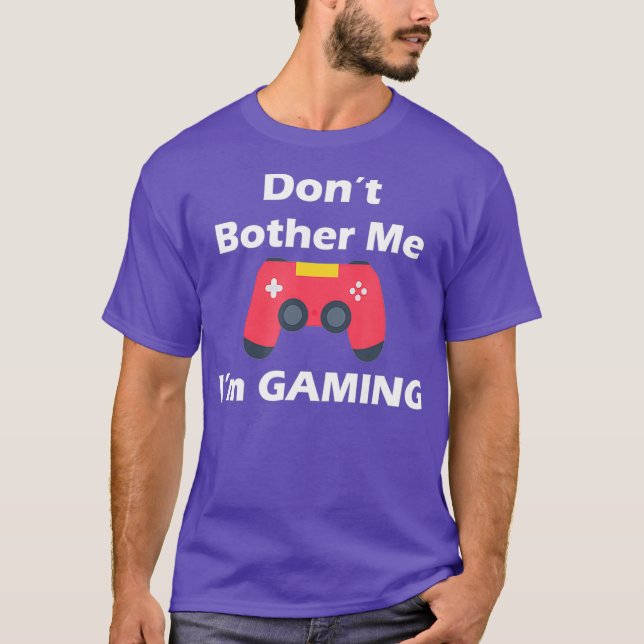 Ge mig inte presenten för spel-spel-älskare t shirt (Framsida)
