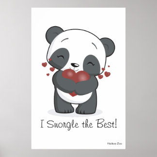 Ge mig "jag lurar det bästa!" Panda Poster