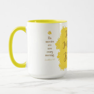 "Ge mig Jesus" 15 uns den Combo muggen (gult) Mugg