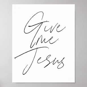 Ge mig Jesus skript Poster