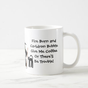 Ge mig kaffe, eller det ska är besvärar! Häxamugg Kaffemugg