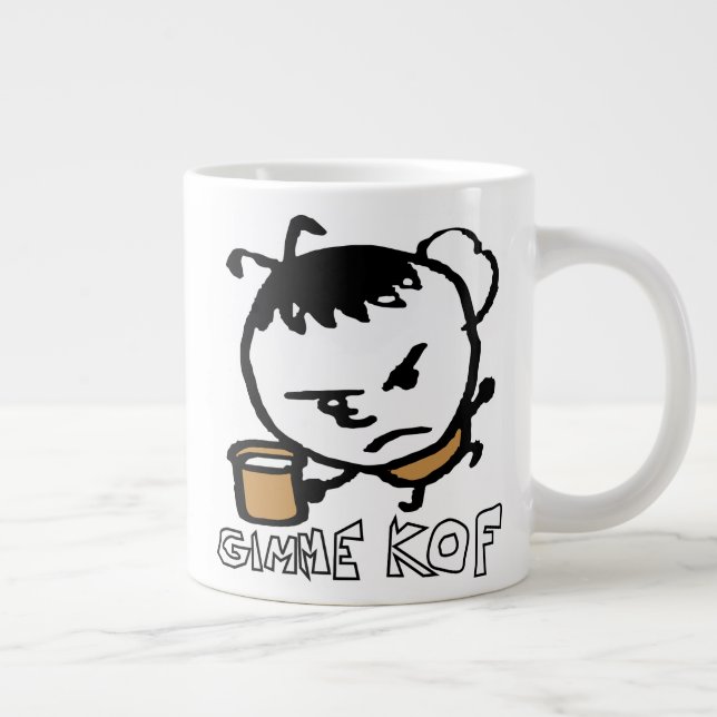 Ge mig kaffe jumbo mugg (Höger)