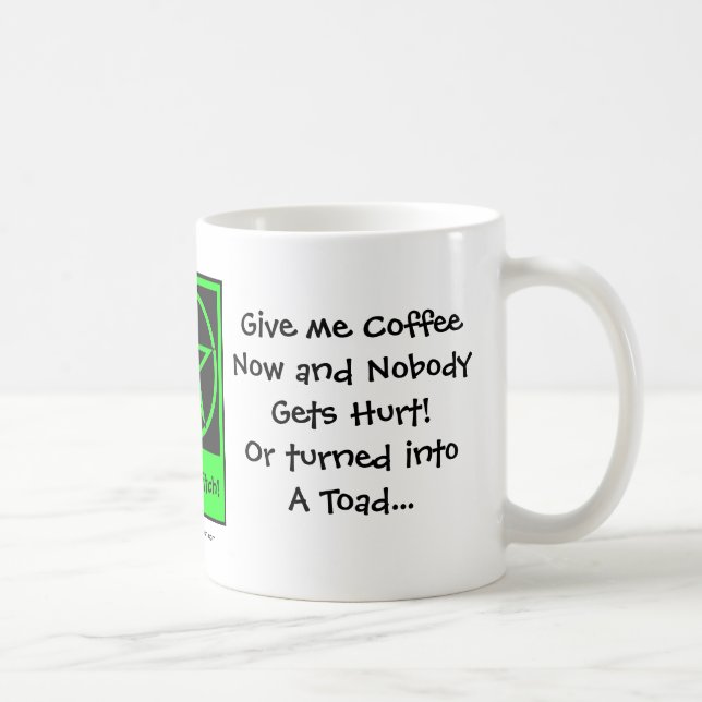 Ge mig Kaffe nu! Cheeky Witch Coffee Kopp/Mugg Kaffemugg (Höger)