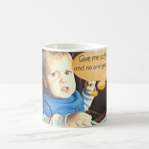 Ge mig kaffe, och inget får menmuggen kaffemugg