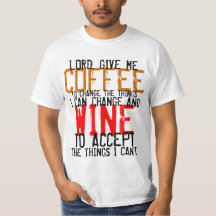 Ge mig kaffe- & vinTshirts