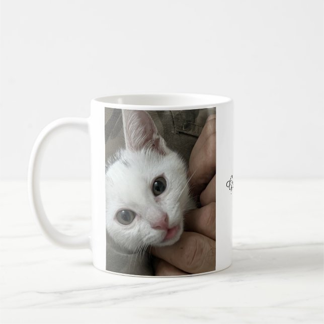 Ge mig lite andningsutrymme present kaffemugg (Vänster)